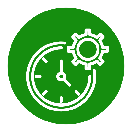 efficient green circle icon